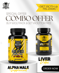 Combo Offer - Wolfpack (Testa Strength Stamina) & Wolftox (Liver Detox & Support)