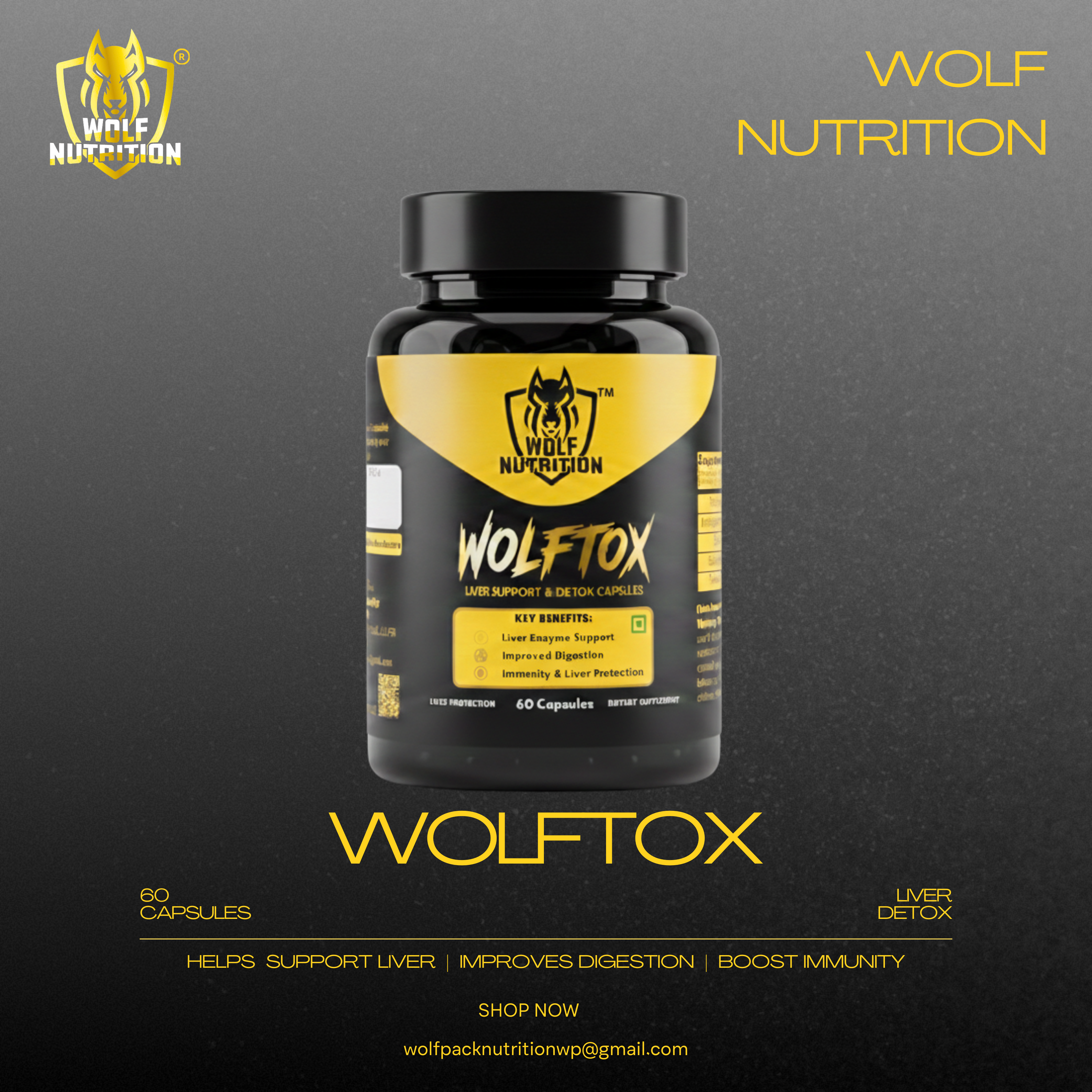 Wolftox - Liver Support & Detox