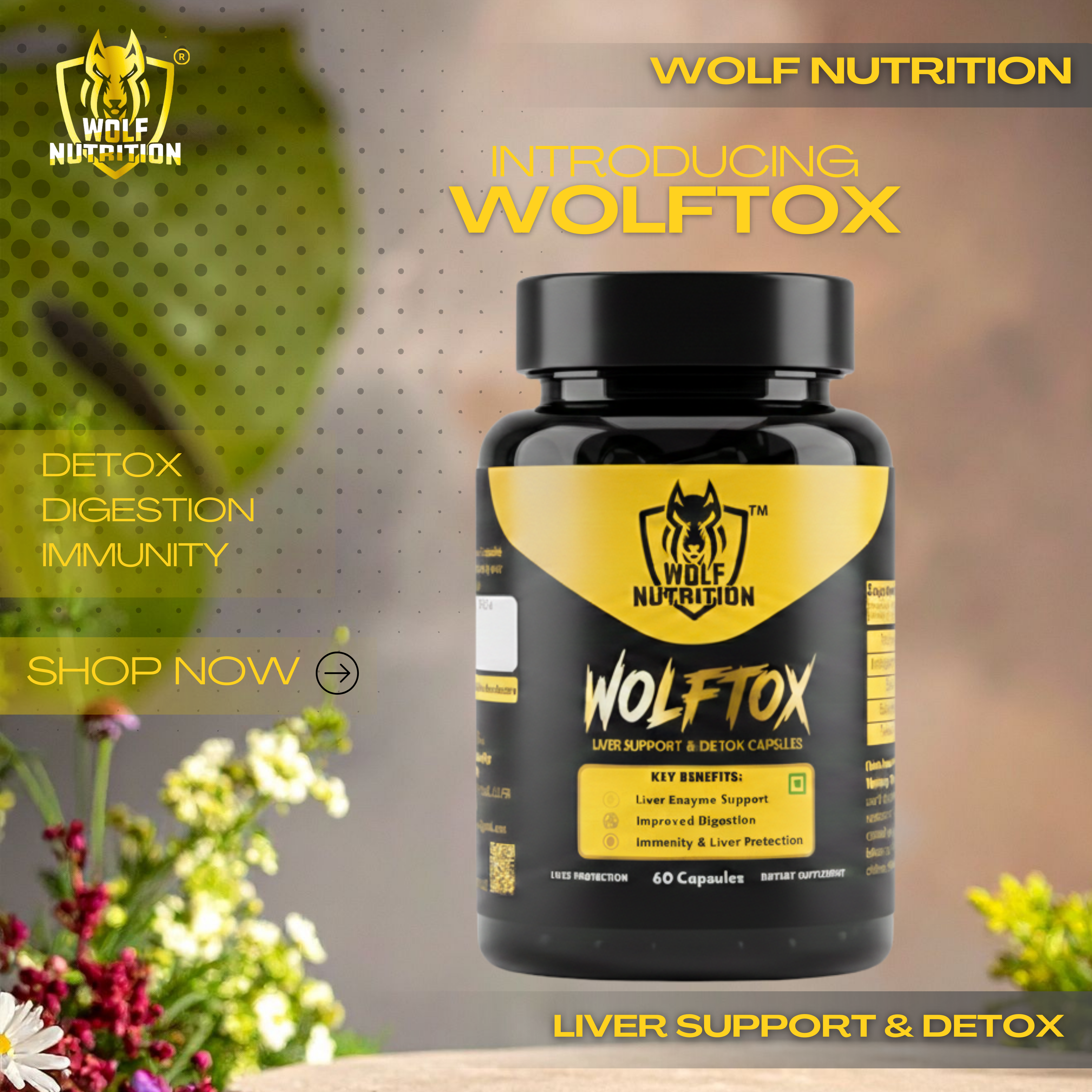 Wolftox - Liver Support & Detox